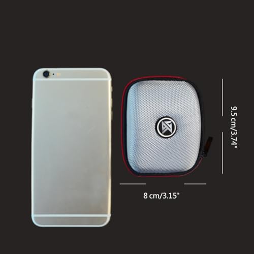 Compact EVA Earphone Carrying Box Zipper Pouch Headphone Storage Bag Earphone Carrying Pouch for Small Earphones