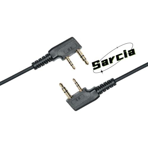 K TYPE 2PIN Earpiece Compatible with UV-5R K1 RT15 RT21 Pxton Radio 4 PCS