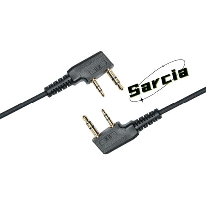 K TYPE 2PIN Earpiece Compatible with UV-5R K1 RT15 RT21 Pxton Radio 4 PCS