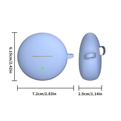 Thin Soft Silicone Protective Cover for Clip2 Wireless Ear Buds Case Antislip Grip - color: Green