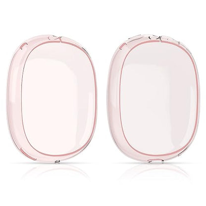 Ainiv Protective Case Compatible with Airpods Max, 2 Pack, Clear Pink - color: Clear Pink