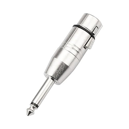 XLR Female to 1/4 Inch TS Mono Adapter,Female XLR to 6.35mm Quarter Inch Unbalanced Audio Connector Compatible with Mixer,Microphone,Stereo-2 Pack - color: XLRF to 1/4" TS