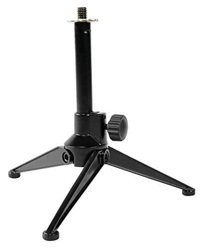 Rockville RockShield 1 Studio Microphone Isolation Shield, Sound Dampening | 3-Panel, 1.5" Acoustic Foam, Compact, Foldable, Stand Mountable, Includes Tripod Desktop Stand, 5/8" and 3/8" Adapters