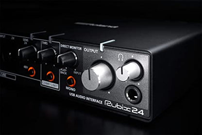 Roland 2-In 4-Out USB Audio Interface Bundle with Instrument Cable