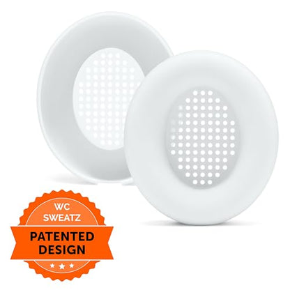 WC SweatZ Studio Pro - Patented Silicone Earpad Covers for Beats Studio Pro | Made by Wicked Cushions | Sweatproof & Easily Washable | White - color: White