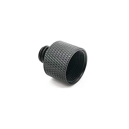 Donuts Mic Stand Adapter 5/8 to 3/8 and 5/8 to 1/4 Mic Thread Screw Adapter Combo Pack For Microphone Mounts and Stands 2 Pack Black