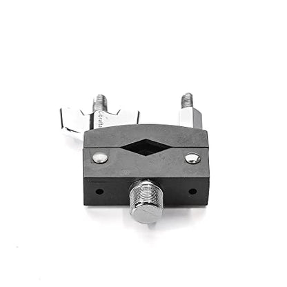 Gibraltar Hinged Microphone Clamp with Integrated Gooseneck Thread Mount, Compatible with 1/2 to 1-1/2 Inch Diameter Tubes, Durable Touring-Grade Construction, Drum Rack and Stand Attachment, (SC-DMM) - style: SC-DMM
