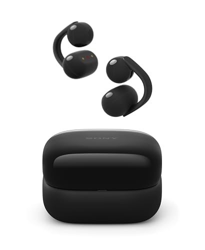 Sony LinkBuds Clip Open-Ear Truly Wireless Earbuds Clip-On Design, Black - color: Black