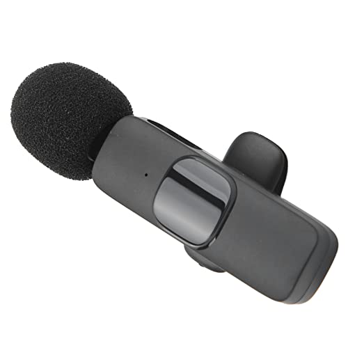 Lavalier Microphone, One to One Mobile Phone Microphone,Automatic Pairing Lavalier Microphone for Video Recording,for Interview Phone Tablet (1)