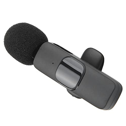 Lavalier Microphone, One to One Mobile Phone Microphone,Automatic Pairing Lavalier Microphone for Video Recording,for Interview Phone Tablet (1)