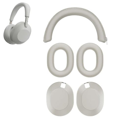 Siliocne Cover for Sony WH 1000XM6 Case Protector Headphone Case, WH 1000XM6 Accesories (Beige) - color: Beige