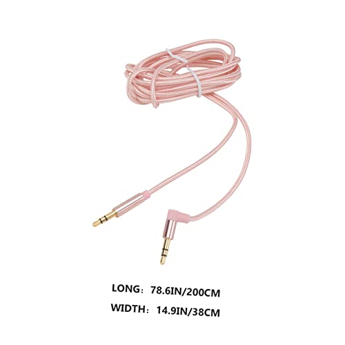3.5mm Headphone Wire Audio Cable for Stereo Aux Cord for Car/Headphone/Phone Coiled Design Durable Construction