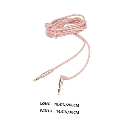 3.5mm Headphone Wire Audio Cable for Stereo Aux Cord for Car/Headphone/Phone Coiled Design Durable Construction