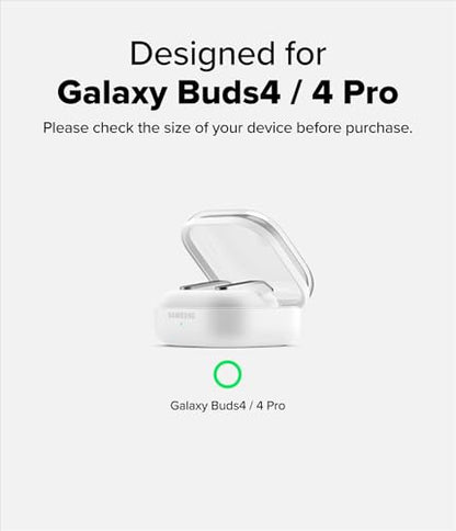 Ringke Onyx Magnetic for Samsung Galaxy Buds 4 Pro Case and Galaxy Buds 4 Case [Compatible with MagSafe] Prevents Oily Smudges Feels Good in The Hand Non-Slip Cover - Black - color: Black, size: Galaxy Buds 4 Pro / 4