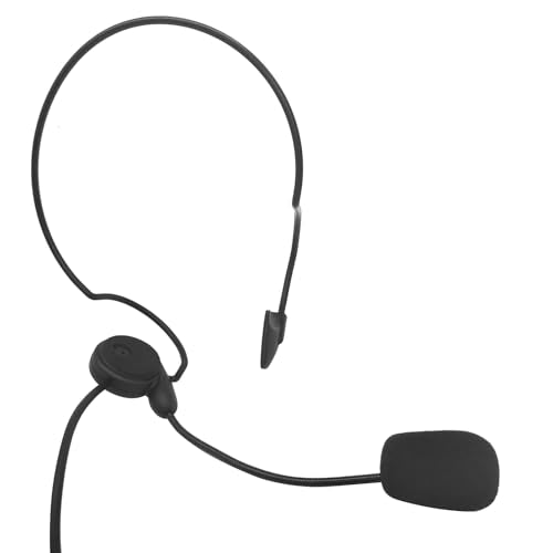 Boom Mic PTT Earpiece, Behind Head Over Ear Two Way Radio Headset with Finger PTT for Midland Walkie Talkies, 2-Pin Right Angle Connector for GXT1000/1050/LXT600/630/XT Series GMRS Radios