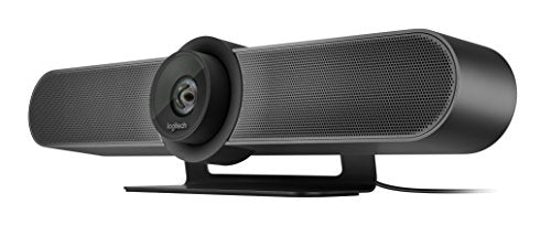Logitech MeetUp and Expansion Mic HD Video Conferencing - Black | HD video and audio, designed for small meeting rooms, expansion microphone - style: MeetUp + Expansion Mic