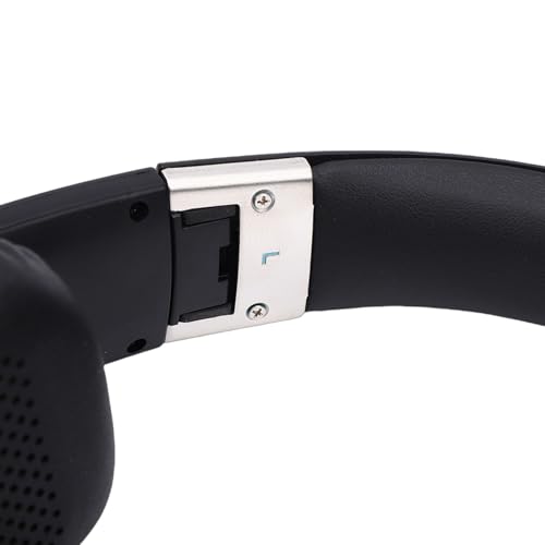 Wireless Headphones, Over Ear Headphones, Foldable Lightweight Stereo Headset, Ideal for Travel Smartphone Computer Laptop, Support Dual Device Simultaneously (Black) - color: Black