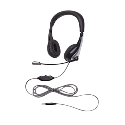 Califone Headset ON-Ear W/GOOSENECK Microphone - 3.5MM - Black NEOTECH 1025MT - Each