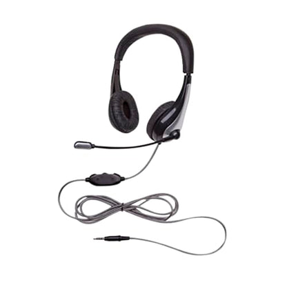 Califone Headset ON-Ear W/GOOSENECK Microphone - 3.5MM - Black NEOTECH 1025MT - Each