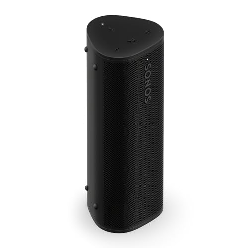 Sonos Roam 2 - 블랙 - 휴대용 방수 블루투스 스피커 - color: 블랙.