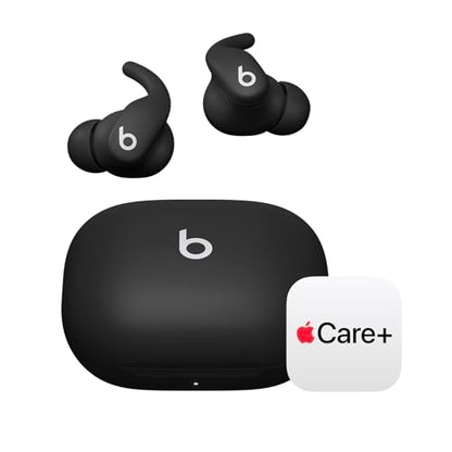 Beats - Powerbeats Fit - Wireless Noise-Cancelling Workout Earbuds with Ultimate Secure Fit with AppleCare+ (2 Years) - Jet Black - color: Jet Black, style: with AppleCare+