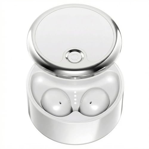 Wireless Bluetooth Sleep Earbuds for Side Sleepers - Porcelain White | Miniature low profile fit, Stay-in architecture, Noise reduction, Twist open charging case, Wide device compatibility - color: Porcelain White