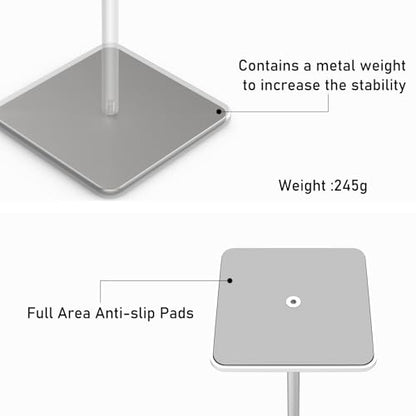 Headphone Stand for Desk - Headset Stand (White) | headphone holder with Aluminum Hanger, headphone holder for AirPods Max, Sony, Bose, Beats and More - color: White
