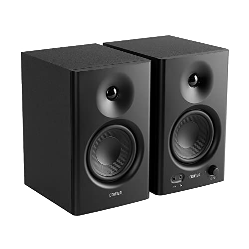 Edifier MR4 Powered Studio Monitors, 4" Active Reference Speakers - color: Black