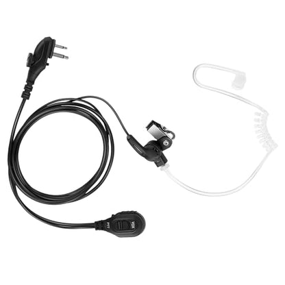 Undercover Earpiece with Microphone Radio-eam12 Ptt Mic VOX Acousitc Ear Piece Walkie Talkie Headset for Hyt Hytera 2 Pin BD402i BD502i BD612i BD 500 510 550 610(Replace for EAM12)