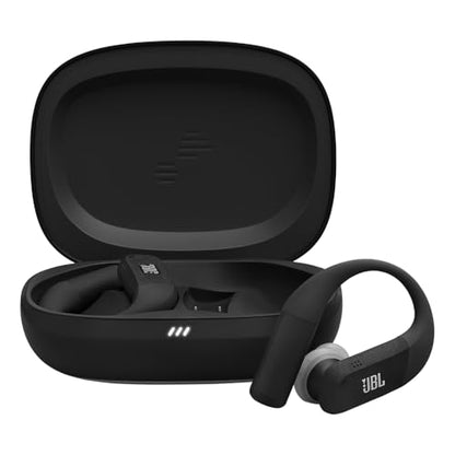 JBL Endurance Peak 4 True Wireless Noise Cancelling Sport Earbuds Bundle with gSport Case (Black) - color: Black