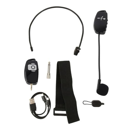 Erhu Microphone 2.4G Wireless Anti Interference Plug and Play Violin Pickup with 3.5mm to 6.35mm Adapter 10 Meter Distance Equipped Noise Cancelling Chip Durable ABS Build Automatic Pairing