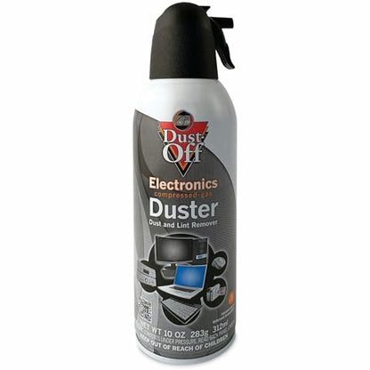 Dust-Off Plus Disposable Compressed Gas Duster, 10 Oz Bottle