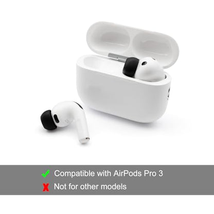 Klowcok Replacement Ear Tips for AirPods Pro 3 Earbuds, Assorted-S/M/L