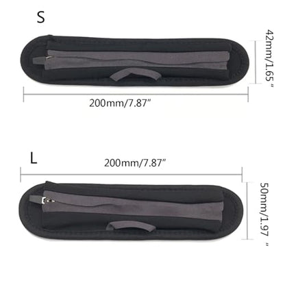 Comfortable Fabric Headband Cover for QC25 QC35II QC45 SOLO3 Protector Zipper Cushion Easy to Change and Headband Cover