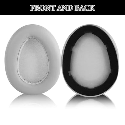 Aiivioll JBuds Lux ANC Replacement Ear Pads Compatible with JLAB JBuds Lux ANC Wireless Headphones, Earpads with Protein Leather, Earpads Cushions with Noise Isolation Foam (White)