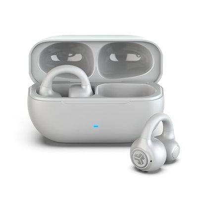 JLab, Flex, Open Ear Earbuds, Clip On Wireless Bluetooth Earbuds, Open Ear Headphones, Cloud White - color: Cloud White