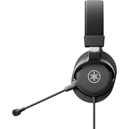 HPH-250M On-Ear Stereo Headphones with Adjustable Boom Microphone
