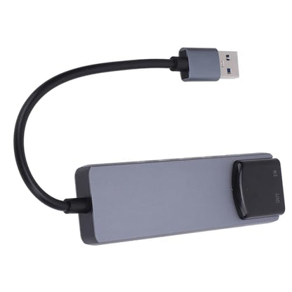 Fabater External USB Sound Card, 5.1 7.1 Channel Support Smart Noise Reduction 5. Channel External Sound Card, USB for Gaming with Optical Input Output for PC Laptop Home