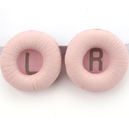 Tune 600 Ear Pads Replacement Ear Cushions Compatible with JBL Tune 600BTNC T500BT T510BT Tune 500 T450BT JR300 JR300BT Headphones High-Density Memory Foam Earpads Earmuffs Ear Cups Cover (Pink) - color: Pink