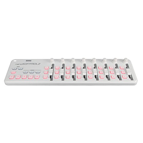 Korg, 1-Key Midi Controller (NANOKON2WH),White - style: Slim-Line USB Controller