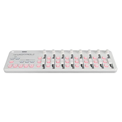 Korg, 1-Key Midi Controller (NANOKON2WH),White - style: Slim-Line USB Controller