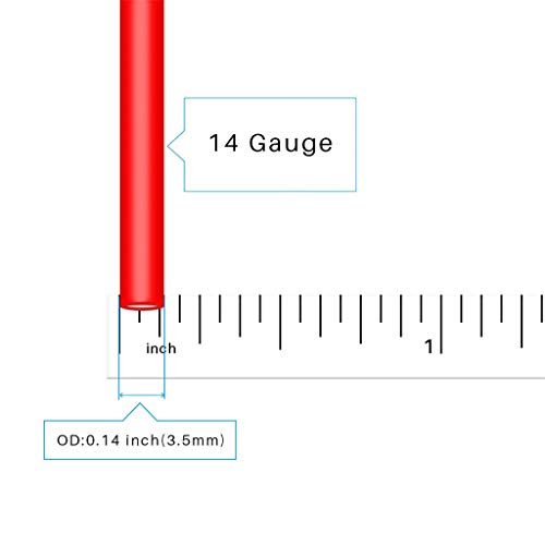 BNTECHGO 14 AWG Silicone Wire Red Black 20ft Stranded Tinned Copper Wire | Flexible 14 Gauge Stranded Wire Silicone Rubber Insulation For RC Models, Drone, Robot, Battery, EV Charger, 3D Printer, DIY - color: Red and Black, size: 14 AWG silicone wire 20ft