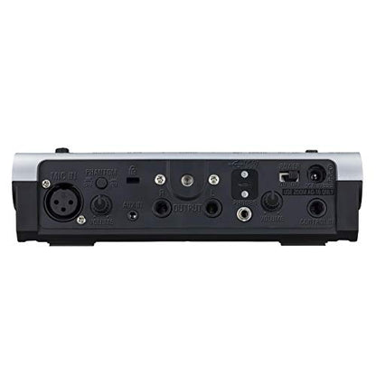 Zoom V3 Vocal Effects Processor + Zoom ZDM-1 Dynamic Microphone + Over-Ear Stereo Headphones + Microphone Stand + Zoom AD-16 9V AC Adapter + Mic Cable + Cloth - Deluxe Bundle