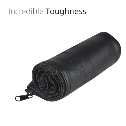 Microphone Bag, Black Zipper Pouch Fits for Wired, Wireless Microphone, Shockproof Vocal Mic Protector, Mic Accessories Storage Bag, Easy Carry 11.4"x4.72" (1 Pcs)