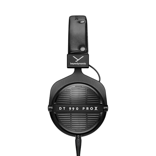 beyerdynamic DT 770 Pro X Wired Over-Ear Headphones, 48 Ohm, Closed-Back Professional Recording Studio Monitor. Recording, Monitoring, Sound Isolation, Handmade in Germany. Black