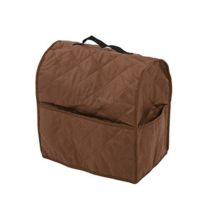 Kitchen Mixer Dust Carry Bag, Anti Dirt Anti Scratches Mixer Dust Cover Kitchen Food Stand Mixer Dust Organizer Cover (Coffee) - color: Coffee