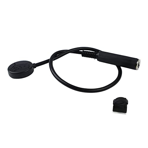 Generic Acoustic Guitar Pickup, Self Adhesive Contact Microphone Transducer with 1/4 Inch Jack for Amplifier Bass Recording Device Guitar Violin Ukulele