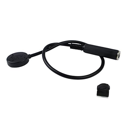 Generic Acoustic Guitar Pickup, Self Adhesive Contact Microphone Transducer with 1/4 Inch Jack for Amplifier Bass Recording Device Guitar Violin Ukulele