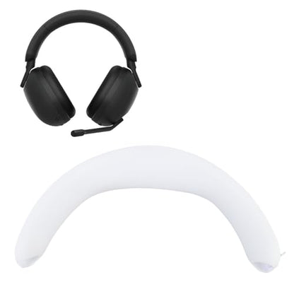 Tangxi Headband Cover Compatible with INZONE H7 H9 Gaming Headsets, Replacement Headphone Headband Cushion Pad Cover, Silicone Headband Protector with Zipper (White) - color: White