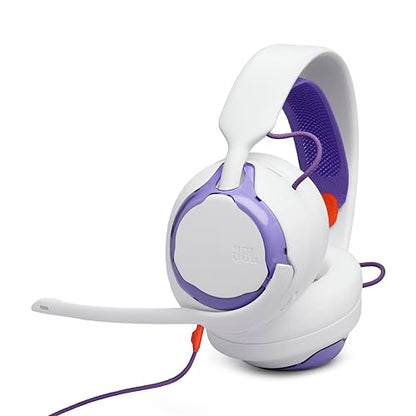 JBL Quantum 250 Wired Gaming Headset Spatial Sound Mic - White | Plug And Play 3.5mm Connection For PC, Xbox, PlayStation, Switch, With Detachable Boom Arm And Lightweight Over Ear Comfort - color: White